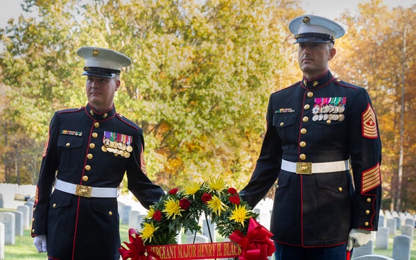 Sgt. Maj. Black Wreath Laying Ceremony