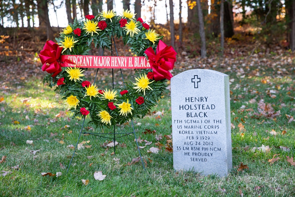 Sgt. Maj. Black Wreath Laying Ceremony