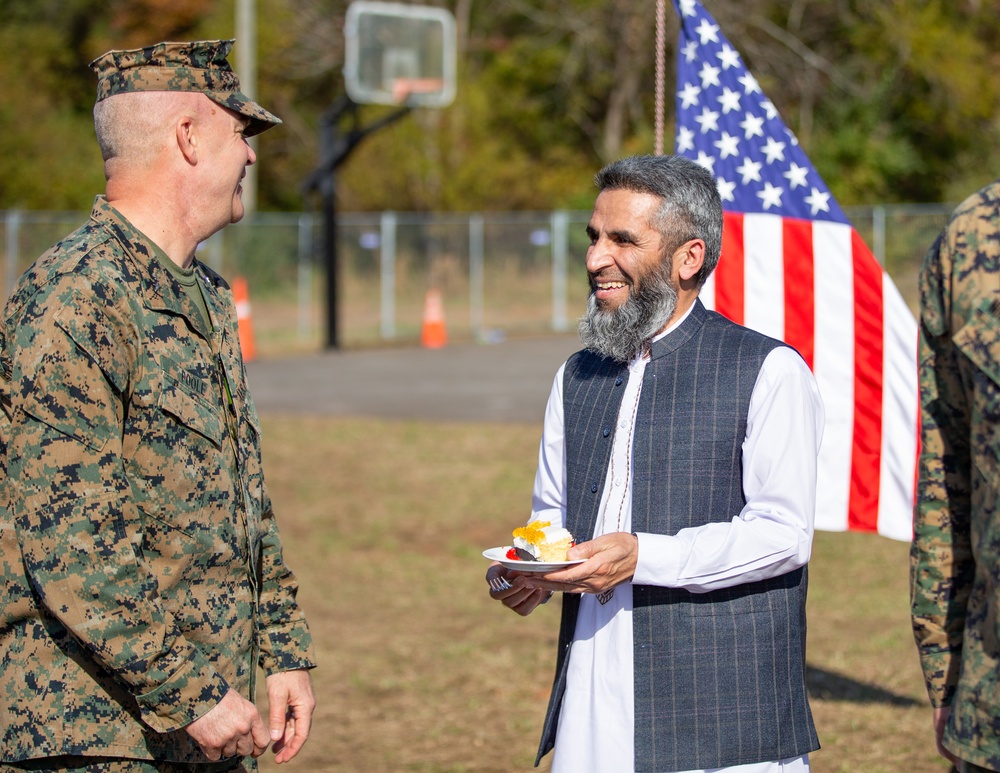 Marine Corps Birthday Cake Cutting Ceremony TF Quantico