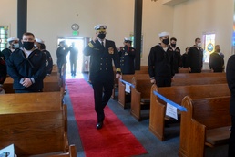 USS Charleston (LCS 18) Gold Crew Holds Change of Command Ceremony