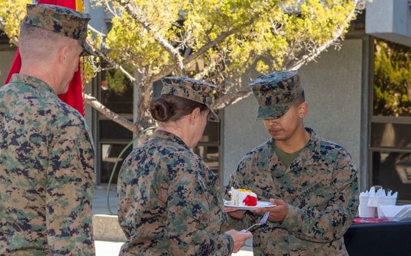 Camp Pendleton hosts 246th Marine Corps Birthday Cake Cutting Ceremony