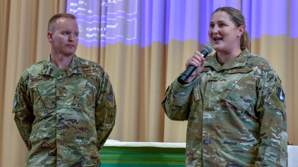 Buckley Garrison leadership visits Rocky Mountain Veterans Hospital