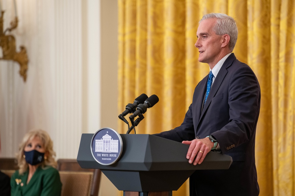 Secretary Austin attends FLOTUS Jill Biden hosted 'Hidden Helpers' event