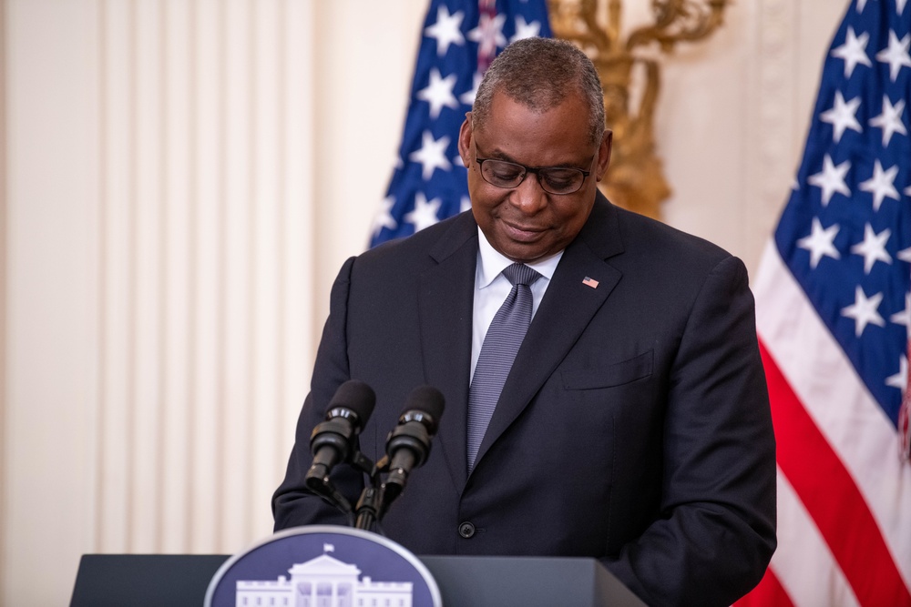 Secretary Austin attends FLOTUS Jill Biden hosted 'Hidden Helpers' event