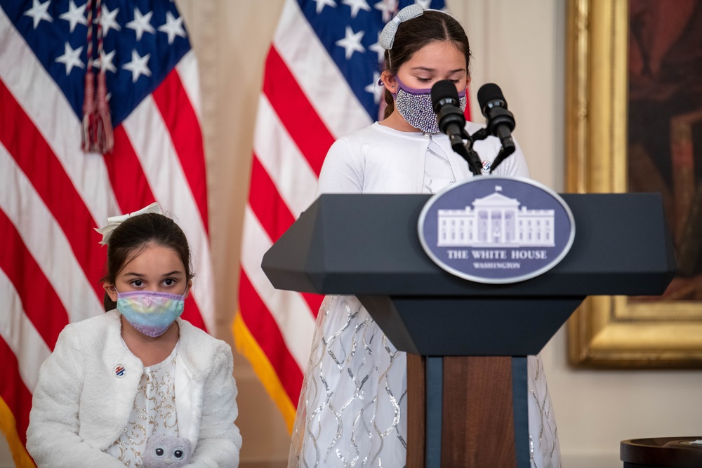 Secretary Austin attends FLOTUS Jill Biden hosted 'Hidden Helpers' event