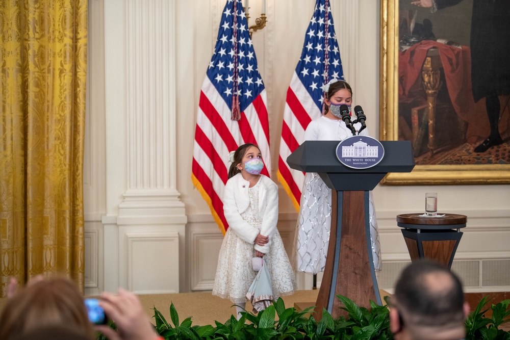 Secretary Austin attends FLOTUS Jill Biden hosted 'Hidden Helpers' event