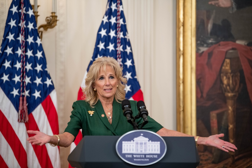 Secretary Austin attends FLOTUS Jill Biden hosted 'Hidden Helpers' event