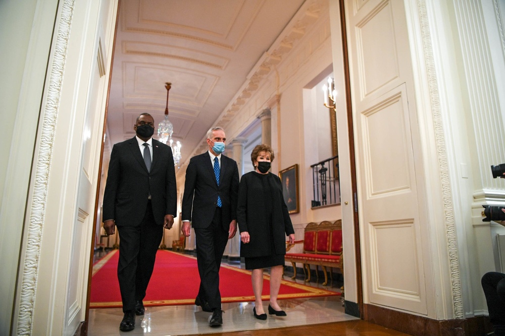 Secretary Austin attends FLOTUS Jill Biden hosted 'Hidden Helpers' event