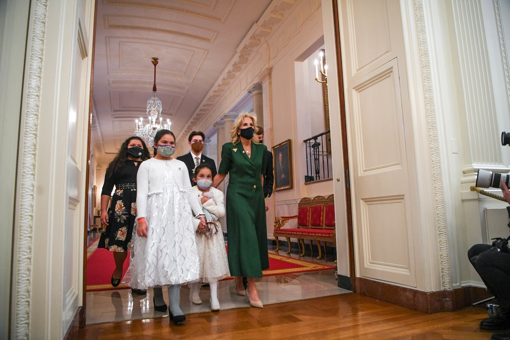 Secretary Austin attends FLOTUS Jill Biden hosted 'Hidden Helpers' event