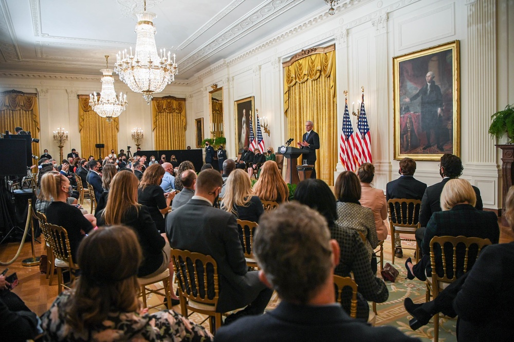 Secretary Austin attends FLOTUS Jill Biden hosted 'Hidden Helpers' event