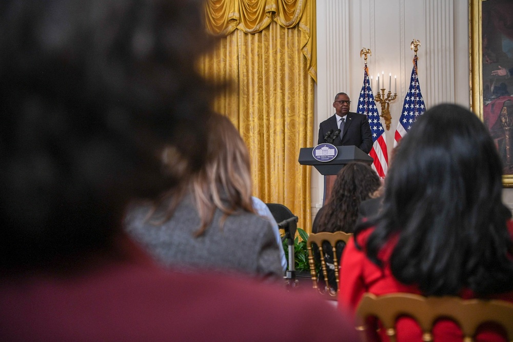Secretary Austin attends FLOTUS Jill Biden hosted 'Hidden Helpers' event
