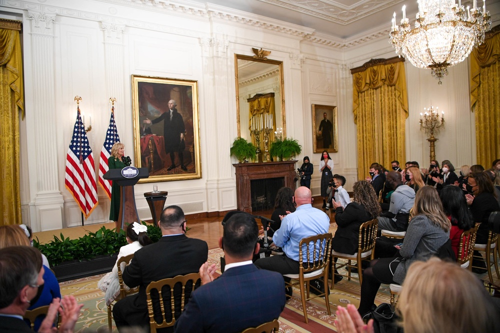 Secretary Austin attends FLOTUS Jill Biden hosted 'Hidden Helpers' event