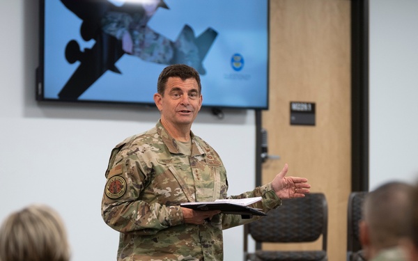 Director of the Air National Guard visits the 153rd Airlift Wing