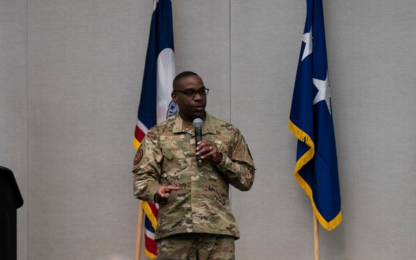 ANG Command Chief Williams visits 153rd Airlift Wing