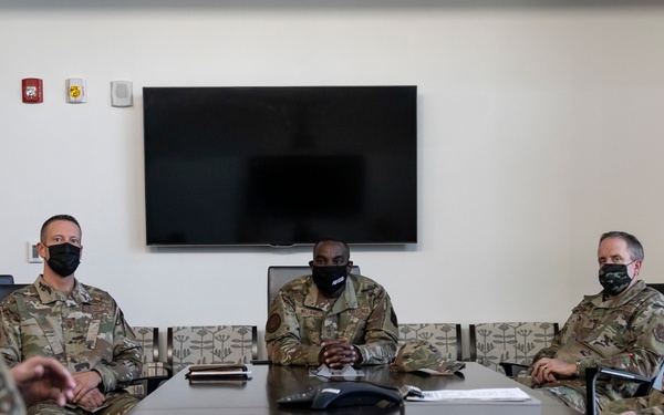 ANG Command Chief Williams visits 153rd Airlift Wing