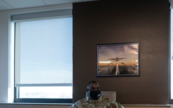 ANG Command Chief Williams visits 153rd Airlift Wing