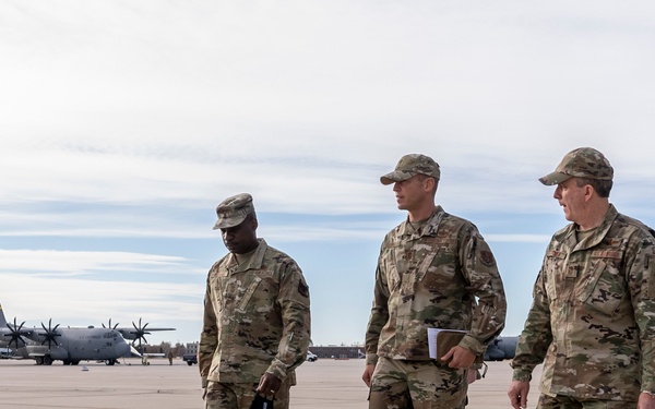 ANG Command Chief Williams visits 153rd Airlift Wing