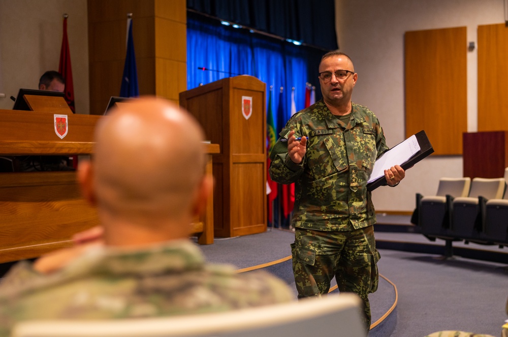 NJNG leadership meets with Albanian Armed Forces