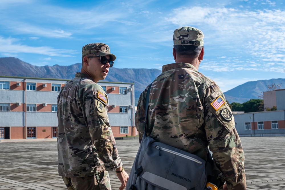 NJNG leadership meets with Albanian Armed Forces