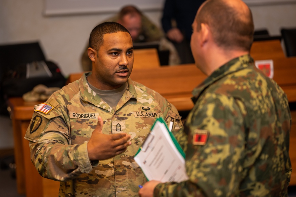 NJNG leadership meets with Albanian Armed Forces