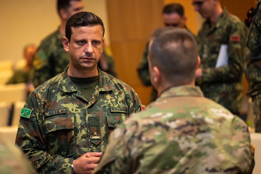 NJNG leadership meets with Albanian Armed Forces
