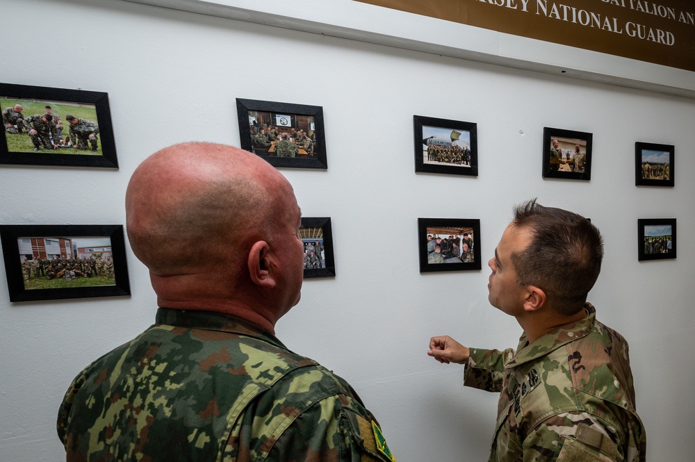 NJNG leadership meets with Albanian Armed Forces