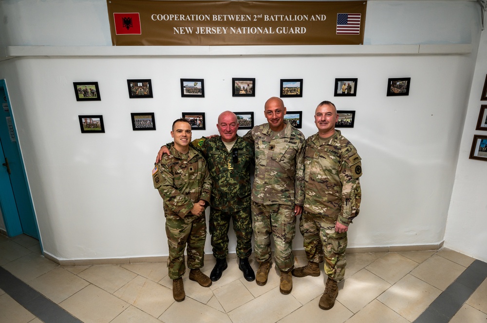 NJNG leadership meets with Albanian Armed Forces