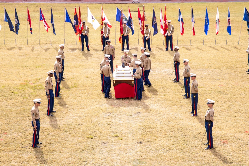 246th Marine Corps Birthday Ceremony at MARFORRES