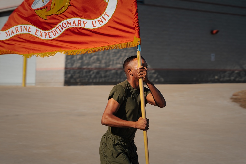 The 26th Marine Expeditionary Unit run 246 Miles in honor of the Marine Corps 246th Birthday