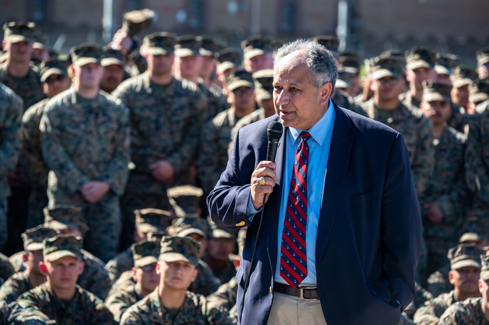 SECNAV Del Toro visits 2nd Battalion, 1st Marine Regiment, 1st Marine Division