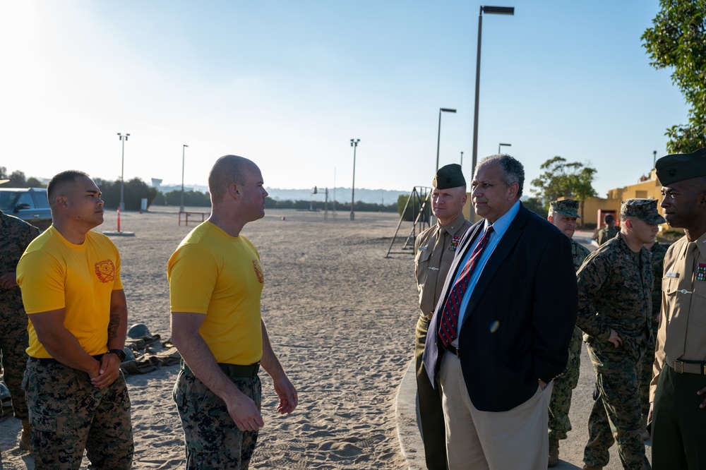 SECNAV Del Toro visits MCRD San Diego