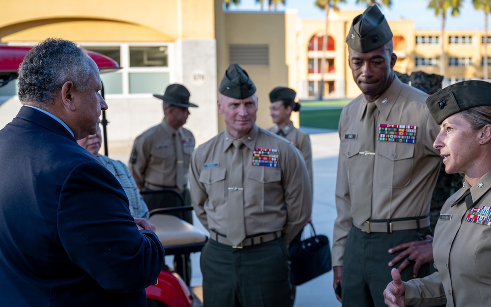 SECNAV Del Toro visits MCRD San Diego