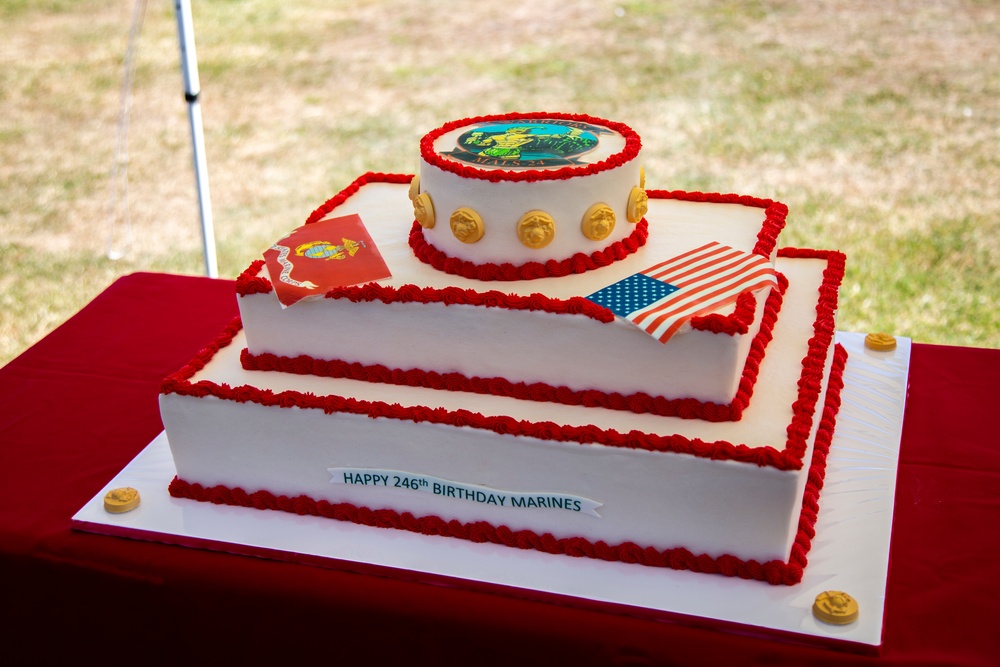 Marine Aviation Logistics Squadron 24: Cake Cutting Ceremony