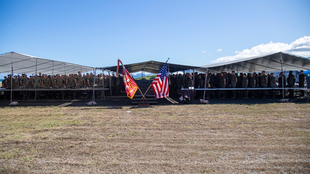 Marine Aviation Logistics Squadron 24: Cake Cutting Ceremony