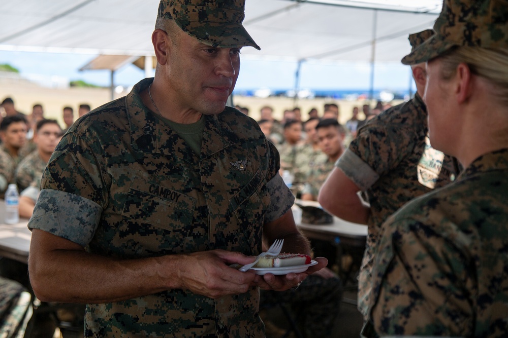 Marine Aviation Logistics Squadron 24: Cake Cutting Ceremony