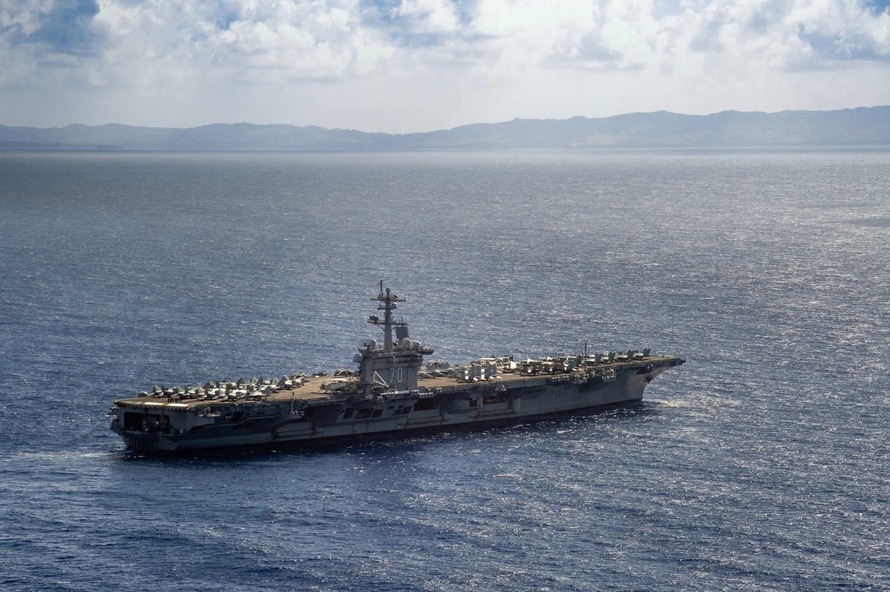 USS Carl Vinson (CVN 70) Transits to Guam Port Visit