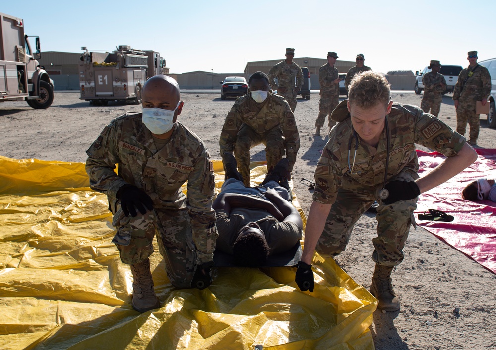 DVIDS - Images - 386th EMDG Follows Up on Training with Mass Casualty