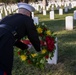 Marines with Marine Barracks Washington conducted wreath laying ceremonies at several gravesites across the National Capital Region.