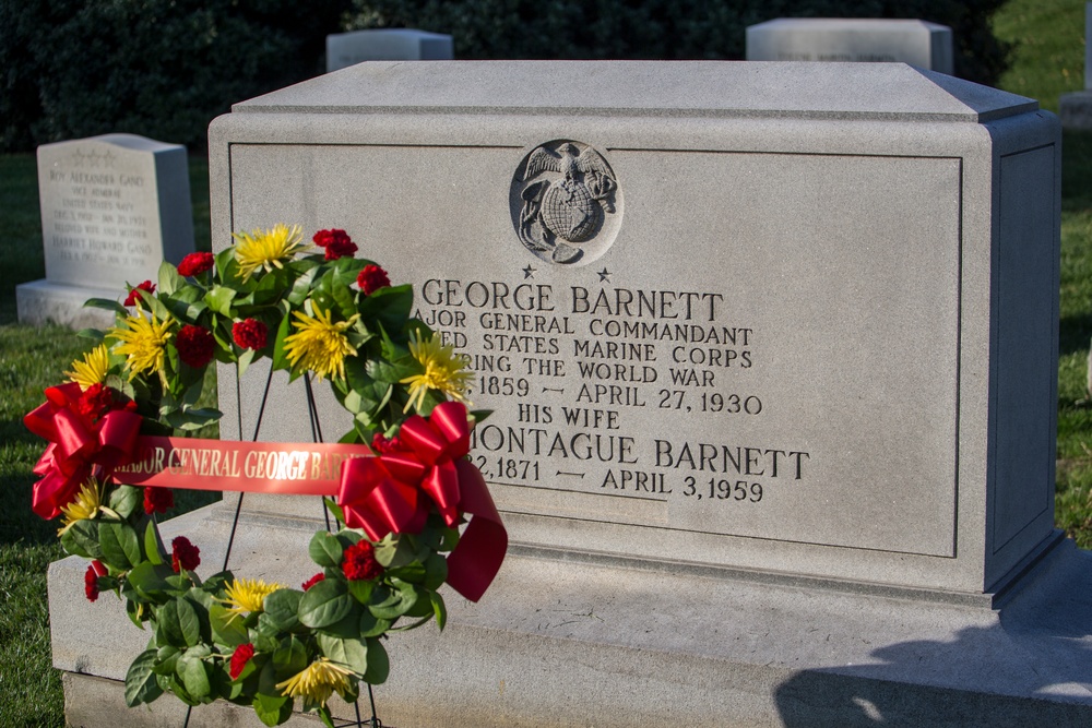 TitleMarines with Marine Barracks Washington conducted wreath laying ceremonies at several gravesites across the National Capital Region.