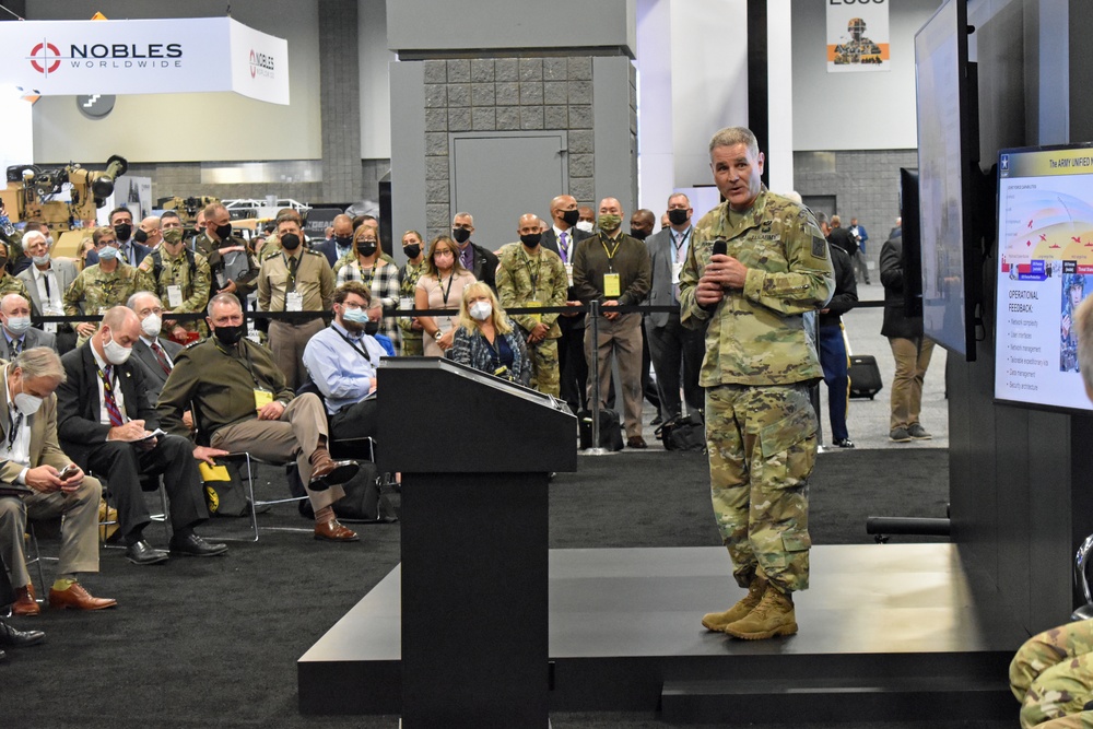 Army Unified Network Warriors Corner, AUSA Annual Meeting, October 12, 2021
