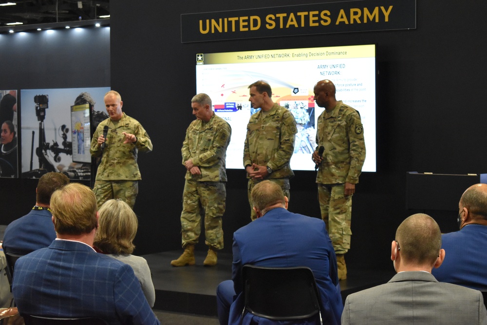 Army Unified Network Warriors Corner, AUSA Annual Meeting, October 12, 2021