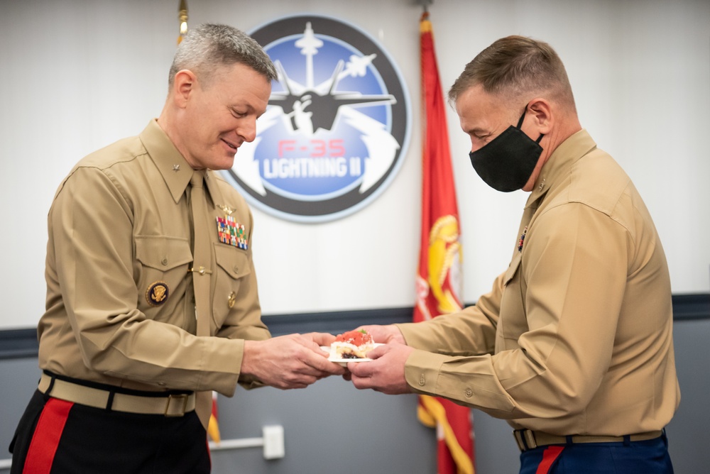 U.S. Marine Corps 246th Birthday Cake Cutting Ceremony