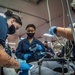 USNS Mercy (T-AH 19) Medical Treatment Facility (MTF) Sailors Treat a Mock Patient During MERCEX 22-1 Drill