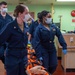 USNS Mercy (T-AH 19) Medical Treatment Facility (MTF) Sailors Transfer a Mock Patient During MERCEX 22-1 Drill