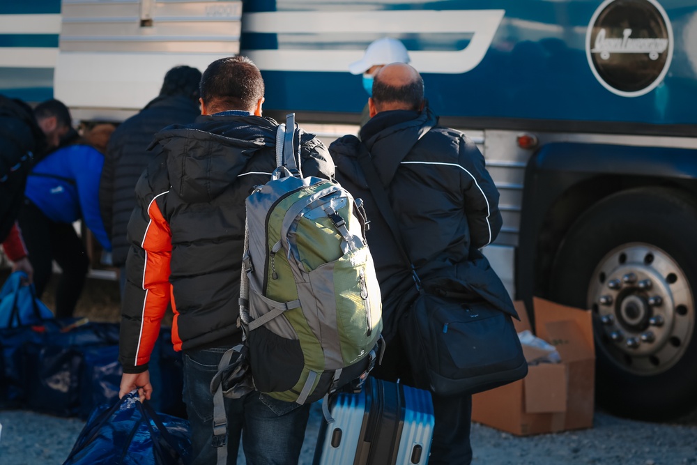 Afghan Guests depart Fort Pickett