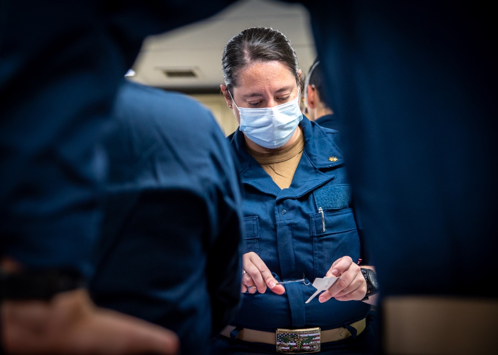 USNS Mercy (T-AH 19) Medical Personnel Train During MERCEX 22-1