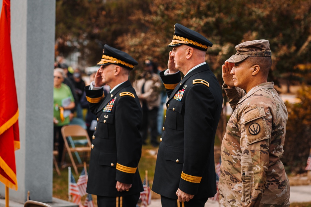 Task Force Pickett Leadership attends Veterans Day Ceremony