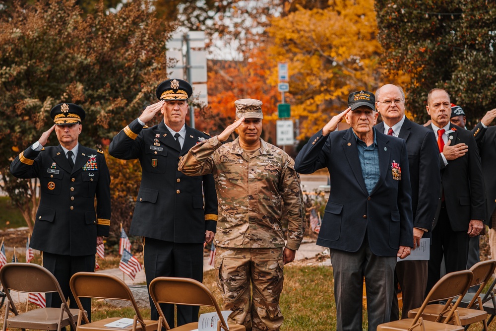 Task Force Pickett Leadership attends Veterans Day Ceremony