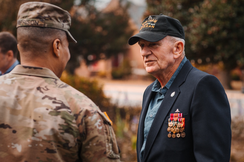 Task Force Pickett Leadership attends Veterans Day Ceremony