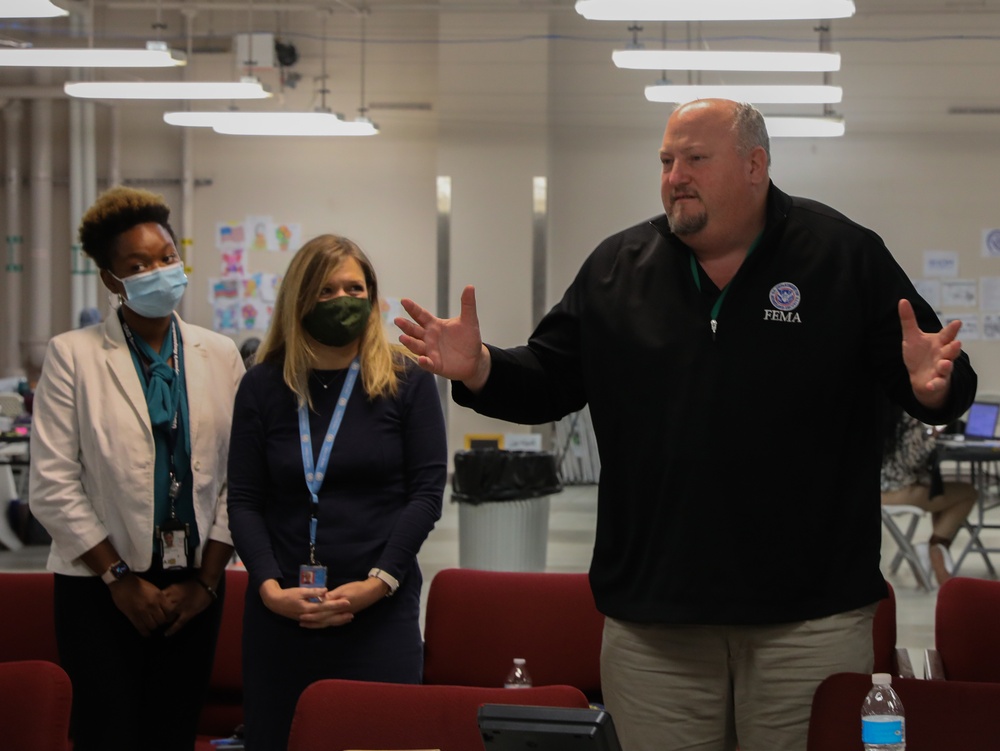 Mr. Robert J. Fenton, Department of Homeland Security Senior Response Official, visits Task Force Holloman